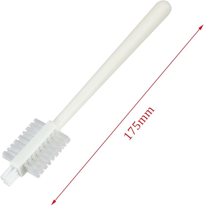 ZYAMY 10PCS Juicer Cleaning Brushes 17.5cm/6.9in Long Double Sided Brushes for Bottles Glassware Multi Purpose for Cleaning Appliances Tile Grout Window Tracks and Sinks