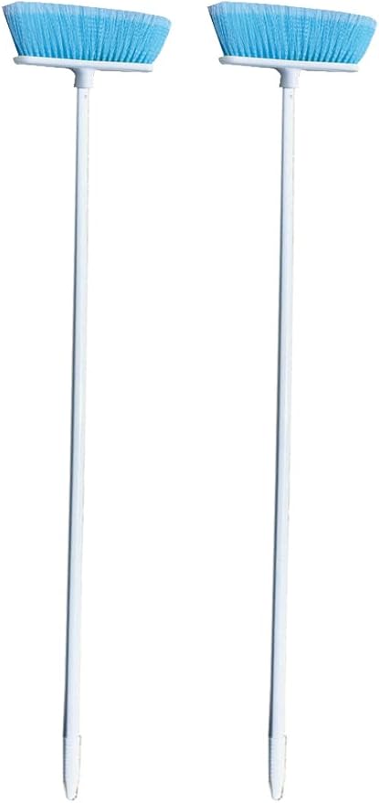 Soft Sweep Broom The Original Soft Sweep Magnetic Action Broom - 2 Blue Brooms