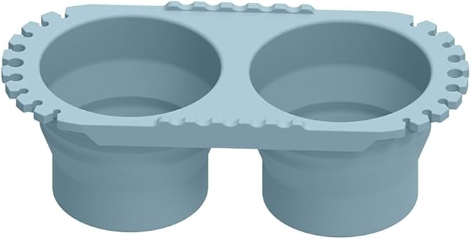 Paint Brush Cleaner Foldable Silicone Cleaning Container 8.8x4.2in gift for Students And Artists（Blue）