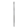Restaurantware-BROOM HANDLE ONLY: Clean Tek Professional 48 Inch Threaded Broom Handle, 1 Angled Stick - Head Sold Separately, Ergonomic, Black Steel For Cleaning