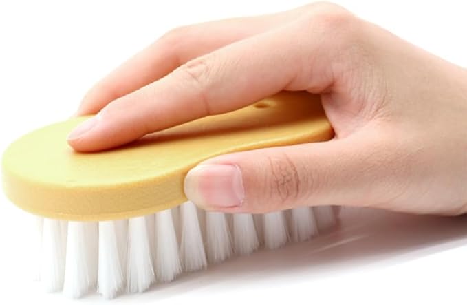 JSCARLIFE Deep Scrub Cleaning Brush Soft bristles Heavy Duty Scrub Brush with Soft Handle Household Scrub Brush for Cleaning Upholstery, Car Interior Cleaning, Furniture, Couch, Sofa etc