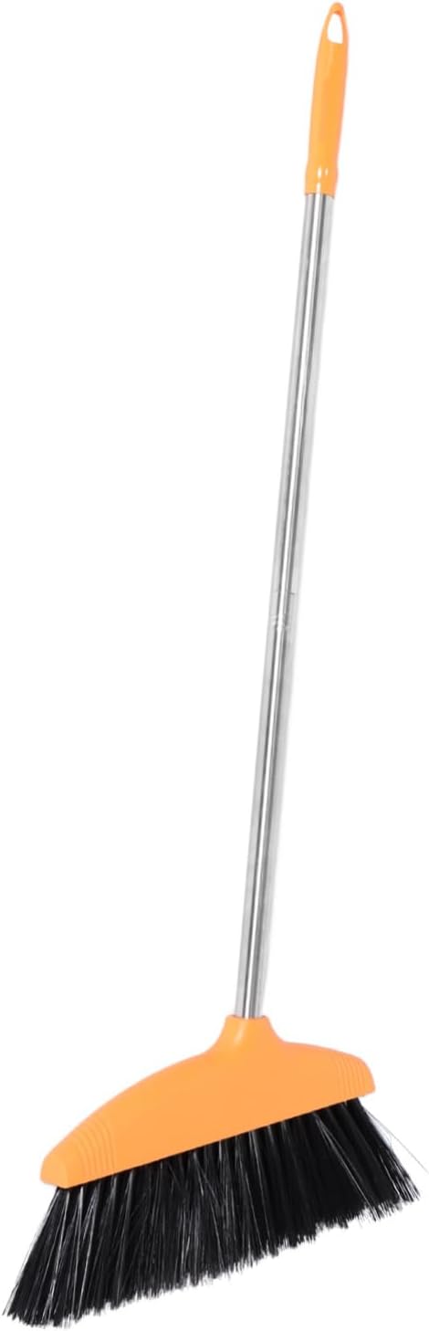 Cabilock Wide Angle Broom with Soft Bristles Efficient Household for Indoor Dust and Hair Removal for Home Maintenance and Quick