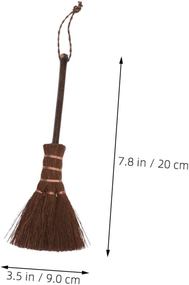 2pcs Hair Removal Broom for Carpet Hard Floors Mini Sweeper Broom Set for Pet Hair Cleaning