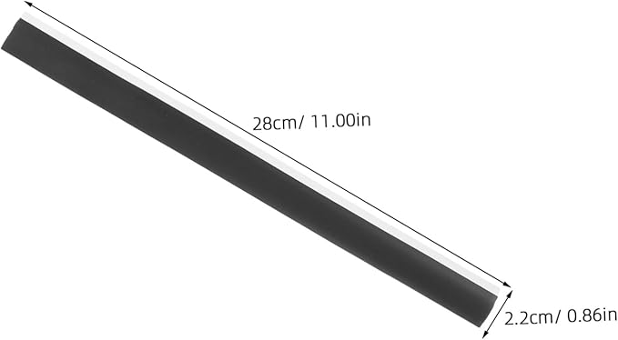 4pcs Rubber Dustpan Edge Strips Soft Rubber Replacement Lips for Enhanced Sealing Noise Reduction Fit Garbage Prevention Easy Installation