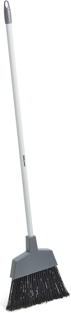Professional 12" Angled Broom, Gray
