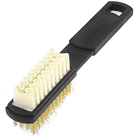 Suede & Nubuck 2 Ways Leather Larger Brush Cleaner (1 Pack, Longer Wires [Larger Surface])