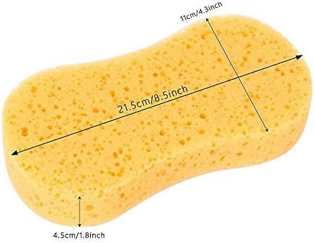 3pcs Car Wash Sponges Cleaning Sponges Scrubber