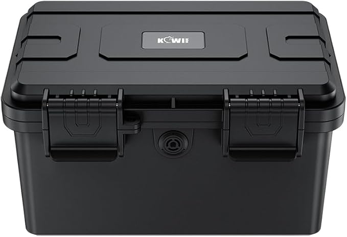 KIWIFOTOS 24 Slots 21700/20700 Battery Storage Case IP67 Waterproof Hard Case Batteries Caddy Organizer Holder for Household & Outdoor Camping (Battery Not Included)