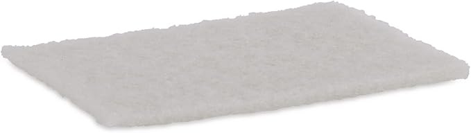Boardwalk 98BWK LD 6 in. x 9 in. Light Duty Scour Pad - White (20/Carton)