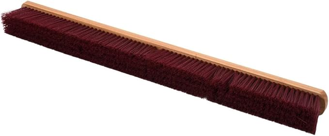 PRO SOURCE Heavy Duty Rough-Surface Push Broom Head with Threaded Block: Extra-Wide 36 inch