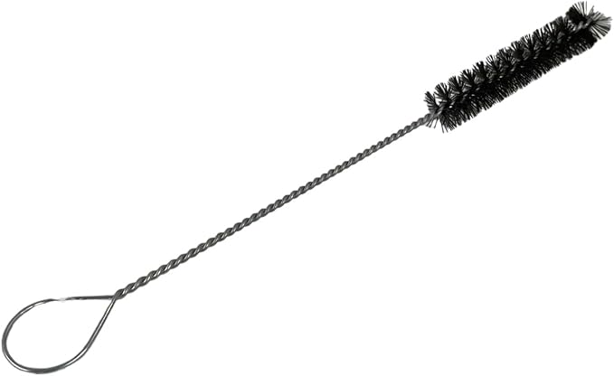 SnowTree - 25 Pack Fan Tip Nylon Bristle Cleaning Brush for Glass Pieces - Anti Scratch Fan Tip to Protect Glass Surfaces and Tubes