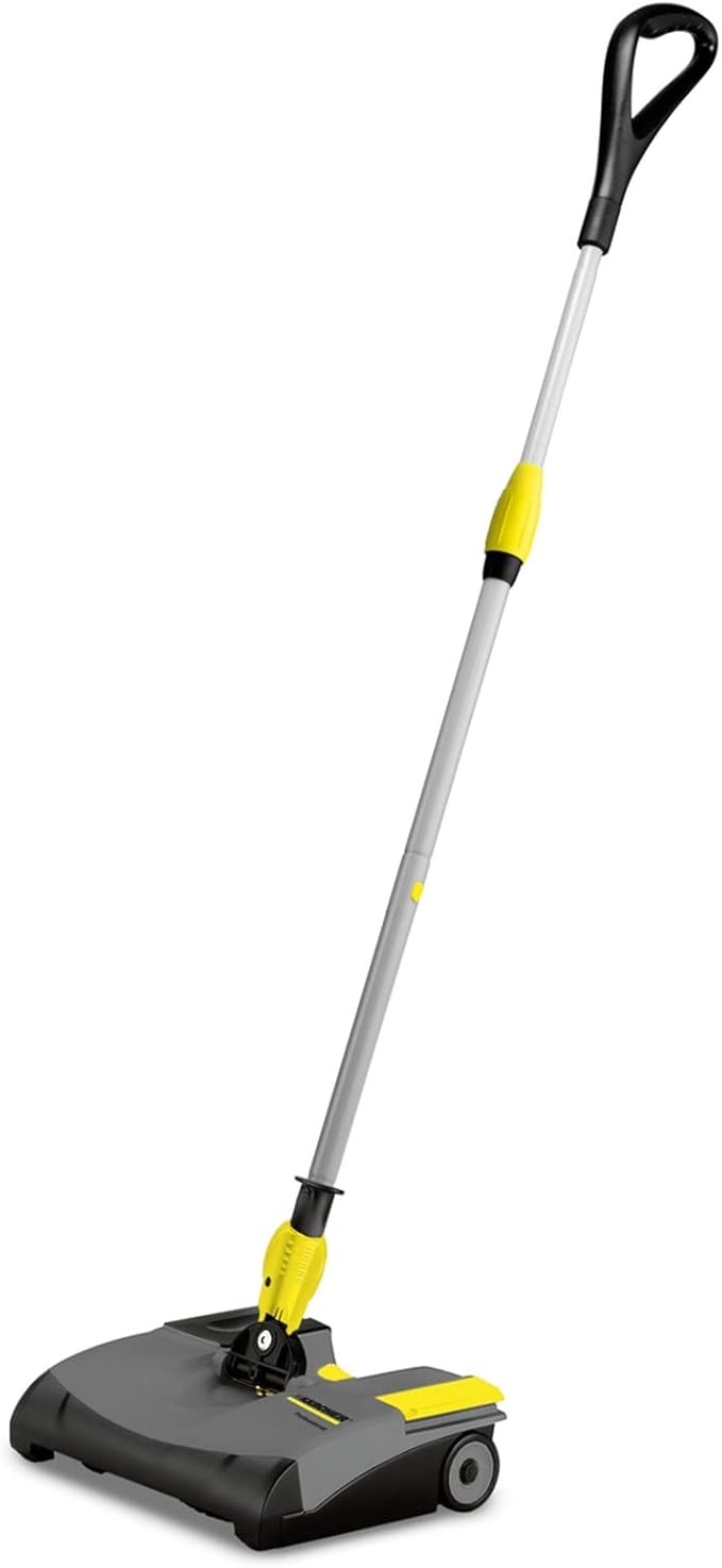 Kärcher EB 30/1 Commercial Electric Broom, Cordless Sweeper, Multi Surface Cleaner, Telescopic Broom Stick, Universal Joint