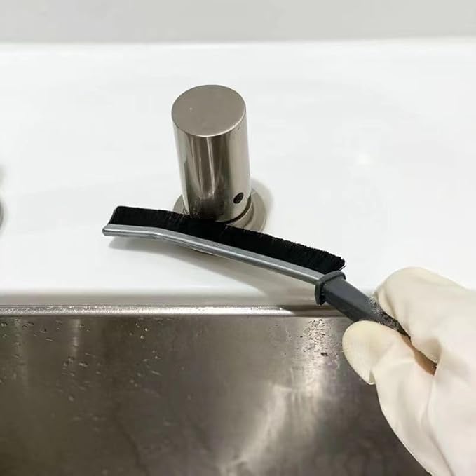 4 pcs, Crevice Brush, Crevice Cleaning Brushes for Household use, Hard Bristle Crevice Brush, Cleaning Brushes Small Spaces, Multifunctional Cleaning Brush, Brush for Windows and Doors.