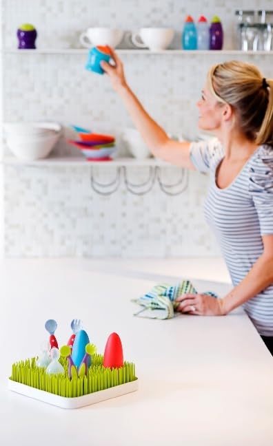 Boon Grass Countertop Drying Rack, Green