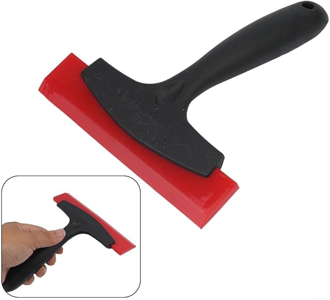 Tile Gap Filling Tool with Silicone Edge, Multi-Functional Grout Scraper for Smoothing Sealing Lines, ABS Handle Shovel for Kitchen Sink Bathroom Joints, Reusable Cleaning Scraper