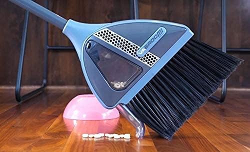 Vabroom Cordless 2-in-1 Sweeper with Built-In Vacuum