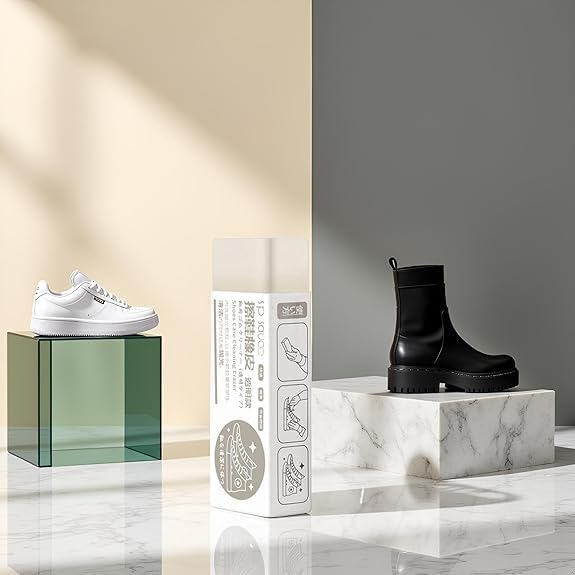 White Suede and Nubuck Eraser,Nubuck Suede Eraser for Sneaker Shoes Canvas Cleaning Eraser Dirt Remover for Leather Shoes Boot Scuffs Stains Discolouration,Shoe Treatments and Polishes