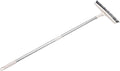 Rotatable Long Handle Floor Gap Brush with Stiff Bristles for Deep Corner Cleaning Multi Use Scrub Tool for Window Tracks Shower Doors Bathroom Grout and Sliding Door Crevices