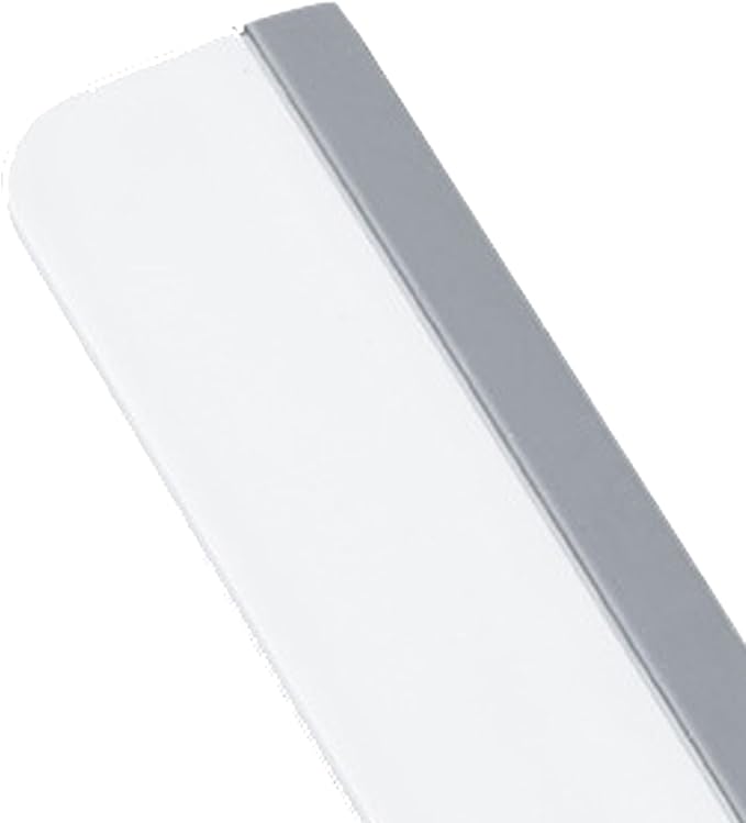 Topyond Silicone Squeegee, Small Portable Bathroom Accessories Water Blade for Cleaning Bathroom Shower Mirror Glass, Kitchen Countertop Sink, Car Windows Wiper Scraper Gray (White Gray)
