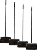 Winco Steel Carpet/Floor Sweeper,Medium,Black (Pack of 4)