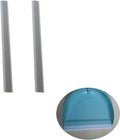 2 Pack Dustpan Edge Strip Replacement Dust Pan Edger Lip Strips Parts for Dust Pans with Long Handle Broom and Dustpan Set Combo Upright Stand Up Dustpans