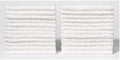 ECO Towels - 24 Pack Soft Washcloths, 100% Natural Cotton, 12x12 Inch Face Towels for Bathroom, Spa, Gym & Hotel Use, Highly Absorbent & Quick Dry, Reusable Cleaning Cloths for Home.