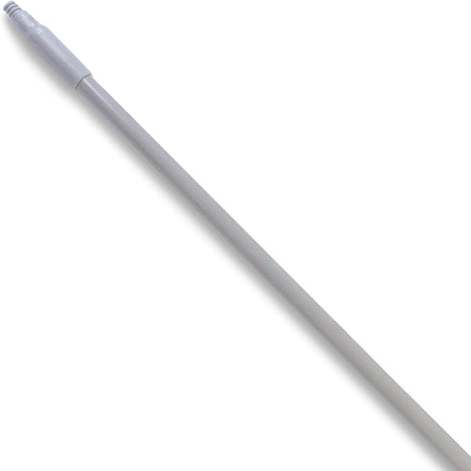 SPARTA Fiberglass Broomstick Replacement Broom Handle with Acme Threaded Tip for Industrial Cleaning Tools, Fiberglass, 60 Inches, Gray