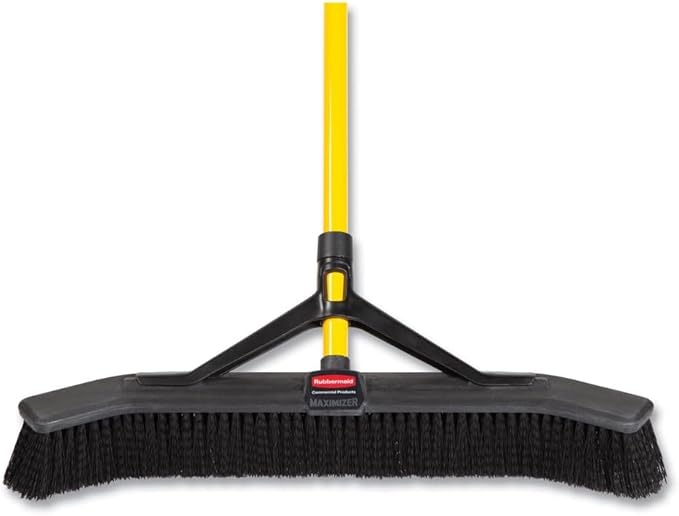 Rubbermaid® Commercial Broom,24" Maximizer,BK 2186280-1 Each