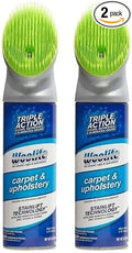 W00 ~ lite Carpet & Upholstery Foam Cleaner with Triple Action, Built-in Brush Head, Stainlift Technology, 12 oz (2 Pack)