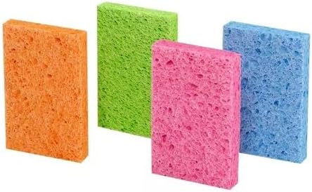 O-Cel-O Cellulose Sponges, Assorted Colors 4 ea (Pack of 6)