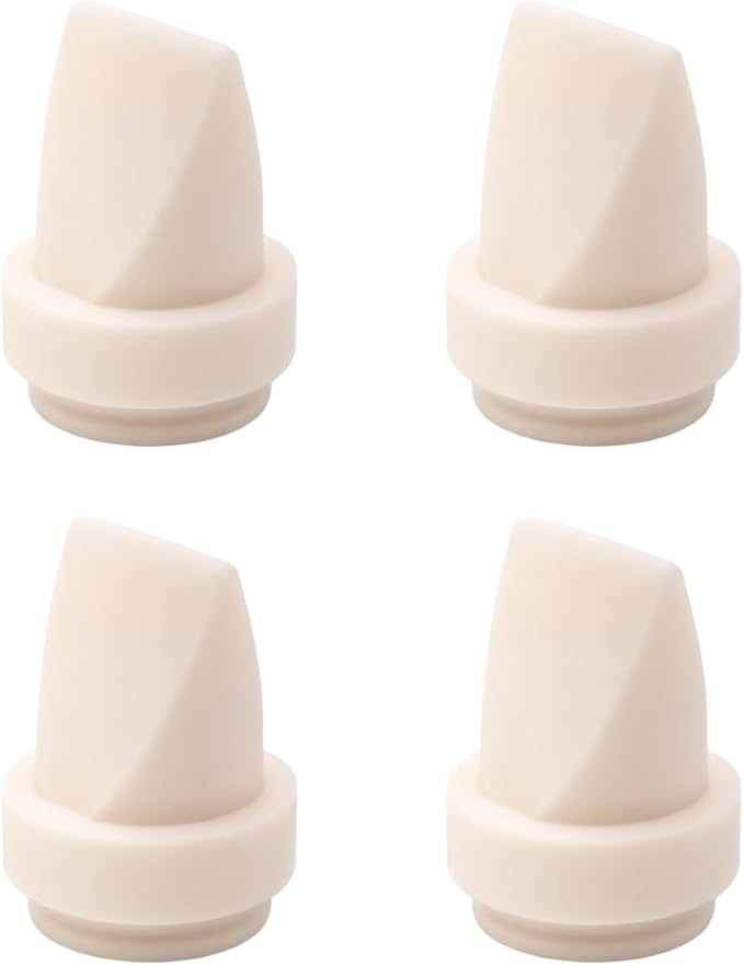 eufy Original Duckbill Valves (4-Pack) for Wearable Breast Pump E10/E20/S1/S1 Pro, Leak-Proof and Dust-Proof Breast Pump Replacement Parts