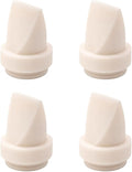 eufy Original Duckbill Valves (4-Pack) for Wearable Breast Pump E10/E20/S1/S1 Pro, Leak-Proof and Dust-Proof Breast Pump Replacement Parts