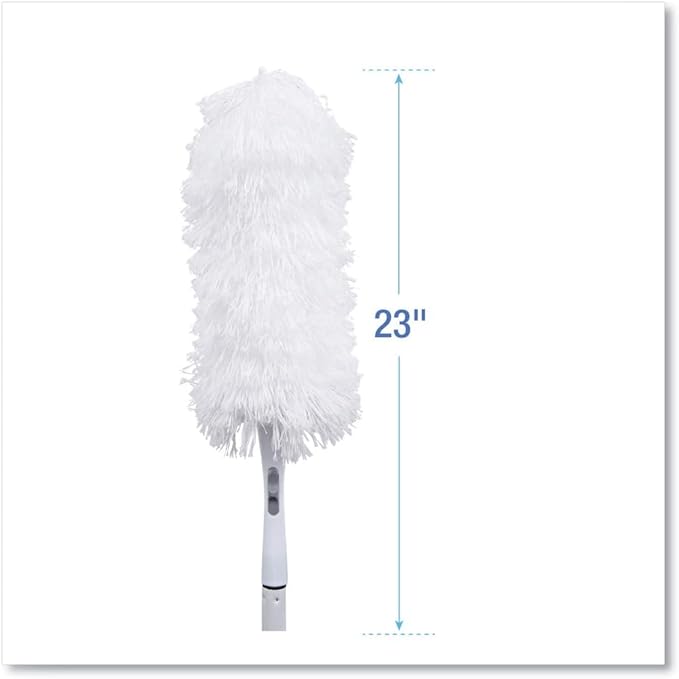 Boardwalk BWKMICRODUSTER 23 in. Washable MicroFeather Duster - White