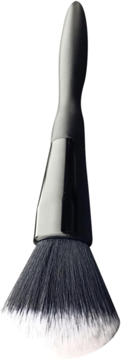 Car Detailing Brush Air Vent Cleaning Brush Soft Bristle for Automotive Air Conditioner Vent Dust Removal Black and White