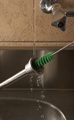 Vikan 53609 Ø0.6" Drain Cleaning Brush- Stiff, Black