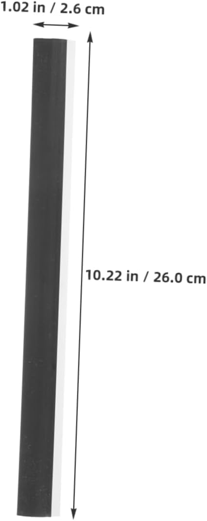 4pcs Rubber Dustpan Edge Strips Replacement Lip Inserts for Solid Garbage Shovel Weatherproof Seal for Efficient Cleaning for Home and Office Use