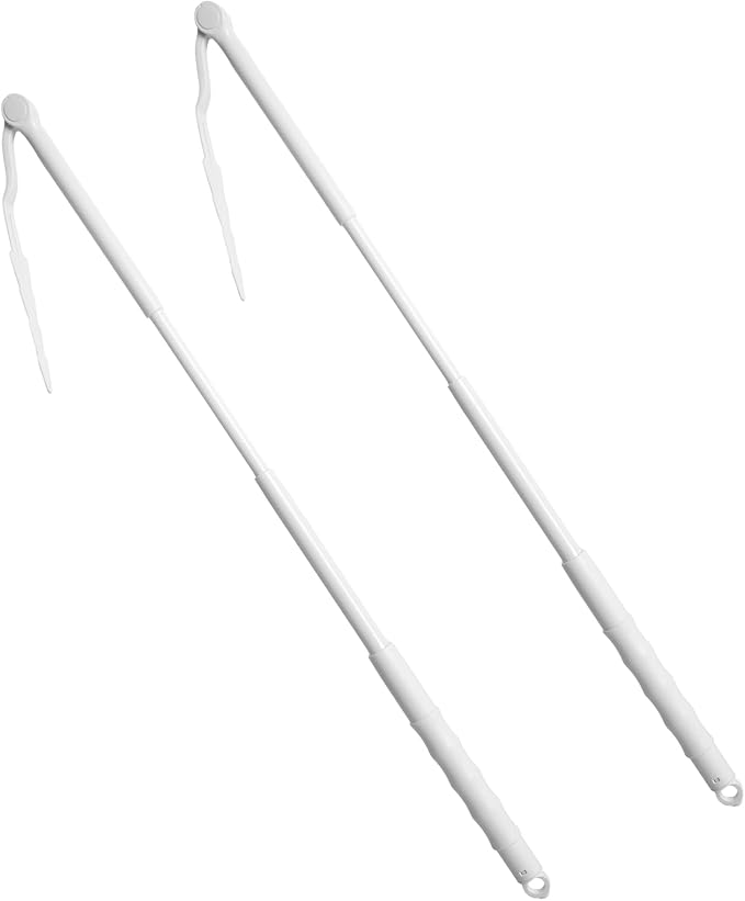Yeebeny 2 Pcs Replacement Handles Compatible with Swiffer Duster Refill, 3 Ft Swiffer Handles Only, Extended Pole, Adjustable Length for Removal Duty Duster Refills