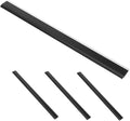 4Pcs Durable Rubber Dustpan Lip Edge Strips for Efficient Cleaning and Dust Containment Lightweight and Reliable Replacement Accessories for Home and Office Use