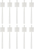 ZYAMY 10PCS Juicer Cleaning Brushes 17.5cm/6.9in Long Double Sided Brushes for Bottles Glassware Multi Purpose for Cleaning Appliances Tile Grout Window Tracks and Sinks