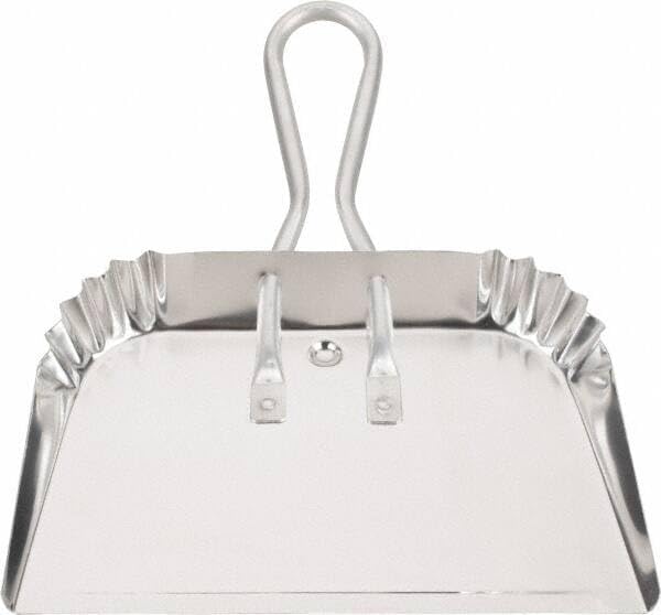 PRO SOURCE Super Scooper Handheld Aluminum Dustpan: 9" Handle, 16" Width