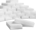 SmilePowo 100 Pack Magic Cleaning Sponges Eraser,Multi-Functional Premium Melamine Sponge Foam Cleaning Pads,Dish,Household Cleaning Sponge for Kitchen,Furniture,Bathroom(Universal Cleaner)