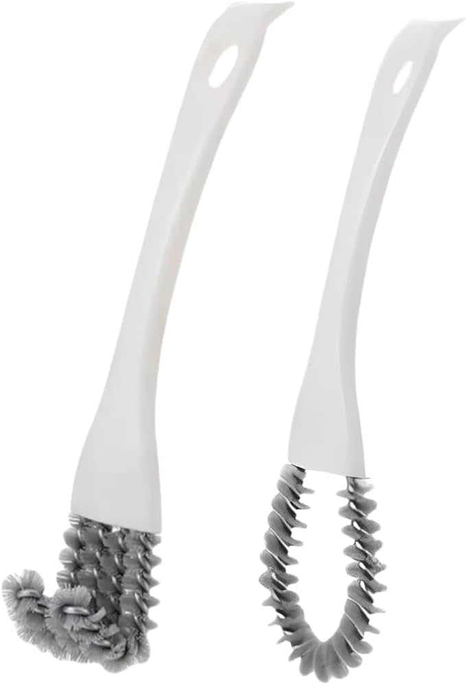 2 Pack Oven, Stove & BBQ Cleaning Brush Set with Scraper Heads, for BBQ Grates, Kitchen Crevices, Oven Racks and Bird Cage Dead Corner Gap Brush