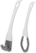 2 Pack Oven, Stove & BBQ Cleaning Brush Set with Scraper Heads, for BBQ Grates, Kitchen Crevices, Oven Racks and Bird Cage Dead Corner Gap Brush