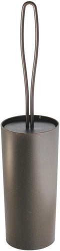 iDesign Loop Toilet Bowl Brush and Holder for Bathroom Storage - Bronze