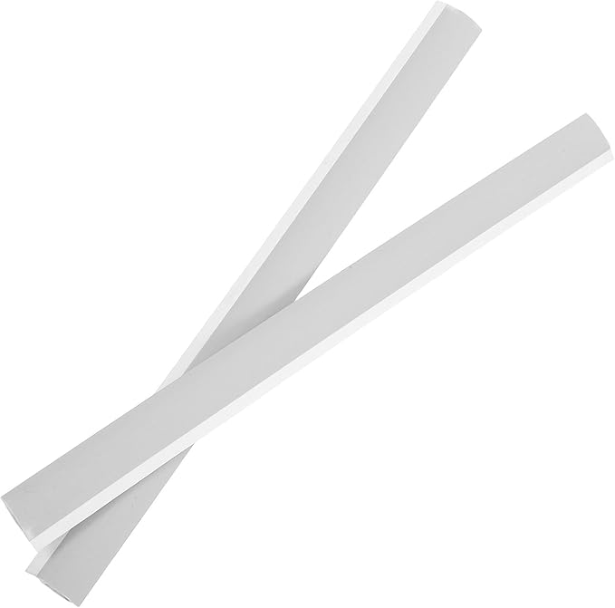 2pcs Plastic Strip Replacement for Dustpan for Dustpan Edge Strip Replacement Repair Garbage Shovel Edge Protector- 11. 41 X 1. 02 X 0. 11 in