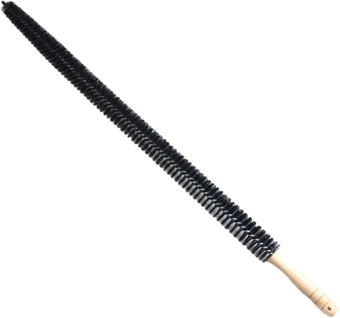 70-Inch Flexible Radiator Cleaning Brush Long Bendable Microfiber Duster With Wooden Handle Metal Body Nylon Bristles For Heaters Vents Air Conditioner Coils Dryer Narrow Spaces Blind Spots(75cm)