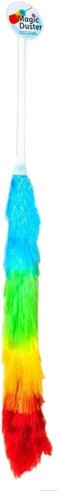 2 ft Static Duster, Effortlessly Clean Hard to Reach Places, Skip The Old Dusting Rags, Spray, Enjoy Quick, Fun and Highly Productive Dusting for a Fast, Easy Clean Every Time, Colorful