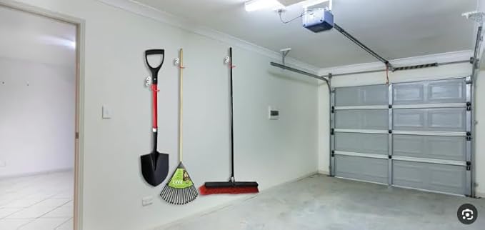 Tripar International S-Type Hook, Wall Mounted, Space Saver Organizer Tool Holder (8 Holders)
