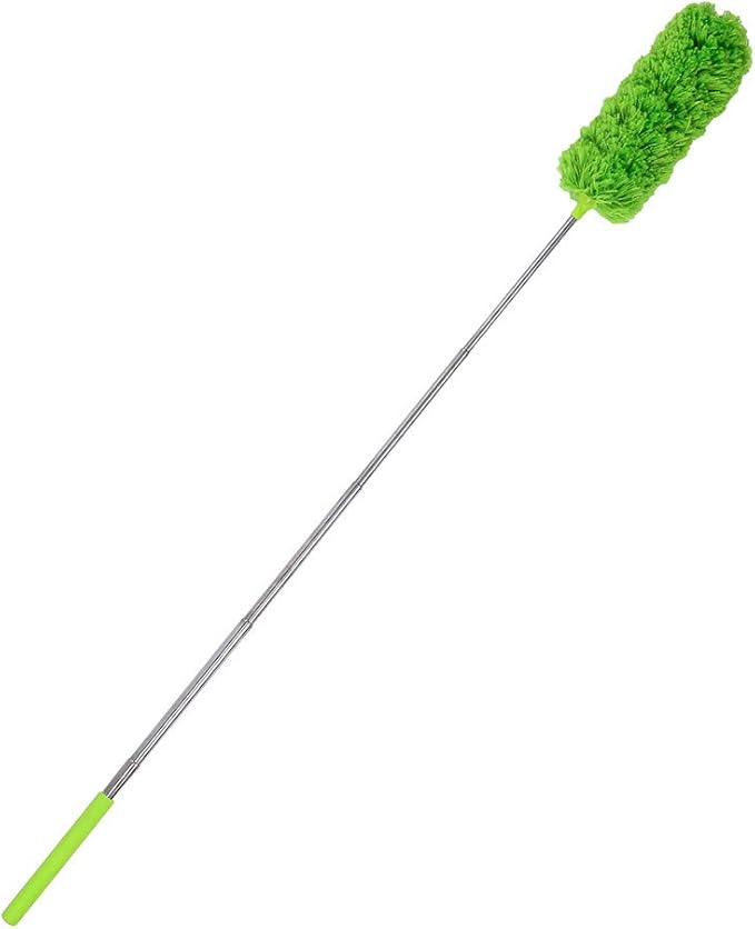 Ceiling Fan Duster with Extension Pole Telescopic Microfibre Brush EXTENDABLE Extending Feather Duster Cleaning Cleaning Supplies Scrubbing Brush for Holder