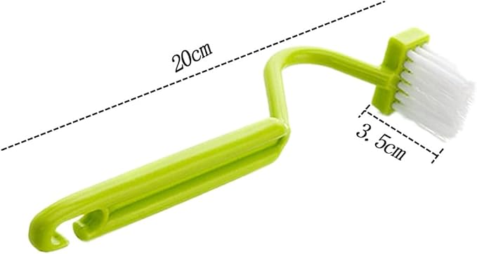 3 Pcs Plastic Curved Small Toilet Brushes Bathroom Plastic Cleaning Brushes Suitable for Cleaning Toilet Edges, Inner Rim and Corner Crevices.